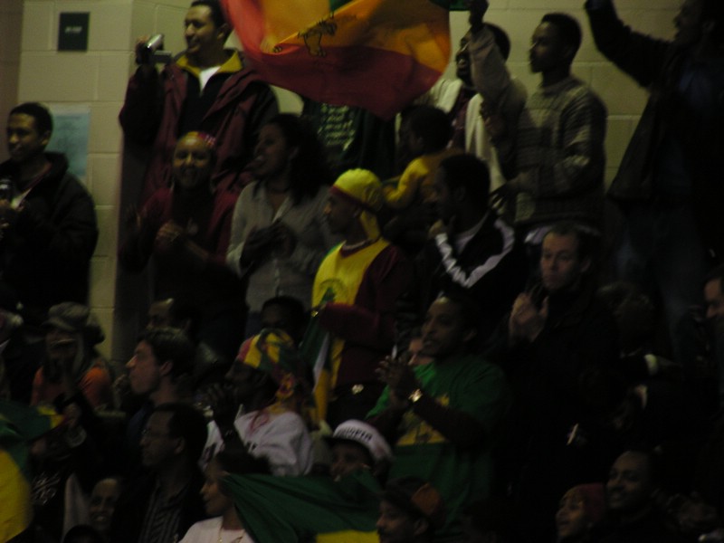 Ethiopian Fans Celebrating