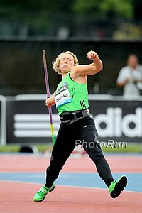 Christina Obergfoll of Germany Won Javelin