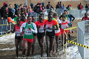 Belaynesh Oljira of Ethiopia Leads