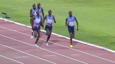 There was a great Kenyan battle in the home straight