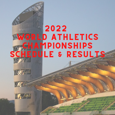 Schedule and Results For World Athletics Championships Oregon22 - 2022