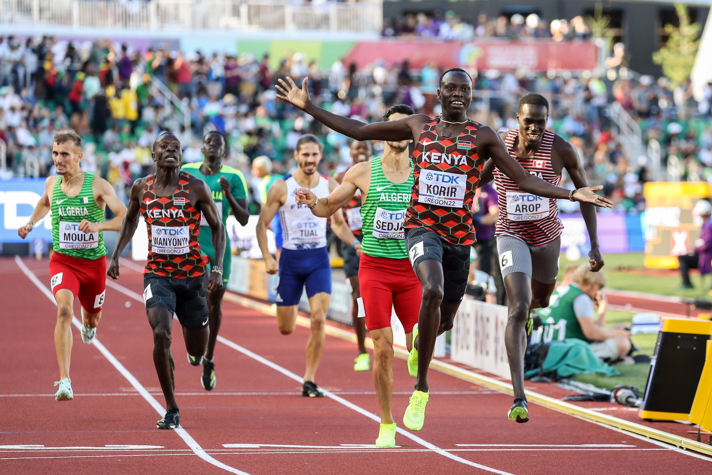 Emmanuel Korir of Kenya Adds World 800m Title to Olympic Crown ...