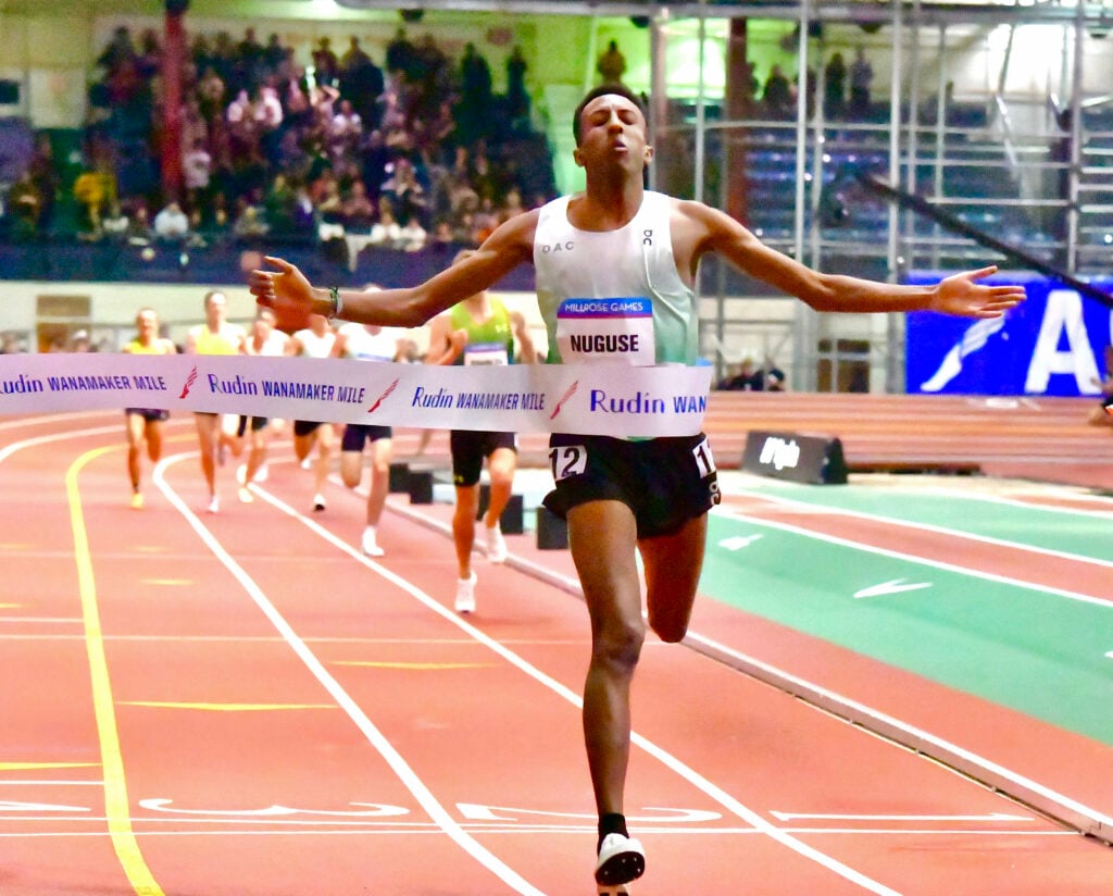 Nuguse set the indoor mile AR in February and could end 2023 with the outdoor record as well